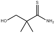 3-hydroxy-2,2-dimethylPropanethioamide Struktur
