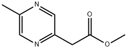5-methyl-2-Pyrazineacetic acid methyl ester Struktur