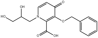 3-Benzyloxy-1-(2,3-dihydroxy-propyl)-4-oxo-1,4-dihydro-pyridine-2-carboxylic acid