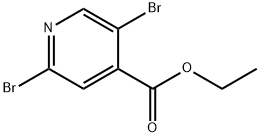 ethyl 2,5-dibromoisonicotinate Struktur