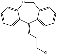 (E)-11-(3-chloropropylidene)-6,11-dihydrodibenzo[b,e]oxepine Struktur