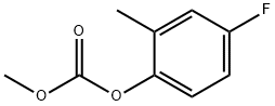 4-Fluoro-2-methylphenyl Methoxyformate Struktur