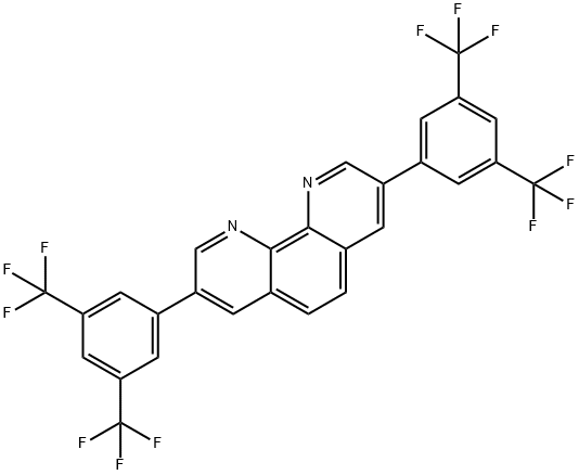 3,8-Bis[{3,5-bis(trifluoromethyl)}phenyl]-1,10-phenanthroline|3,8-雙[{3,5-雙(三氟甲基)}苯基]-1,10-鄰菲羅啉
