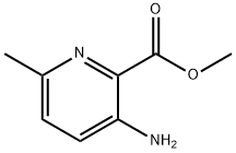 methyl 3-amino-6-methylpicolinate Struktur