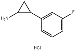 2-(3-Fluorophenyl)cyclopropanamine hydrochloride Structure