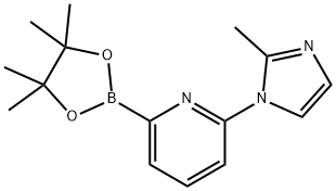 2-(2-methyl-1H-imidazol-1-yl)-6-(4,4,5,5-tetramethyl-1,3,2-dioxaborolan-2-yl)Pyridine|
