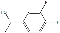 (S)-1-(3,4-Difluorophenyl)ethanol Struktur