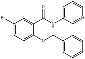 2-(benzyloxy)-5-bromo-N-(pyridin-3-yl)benzamide