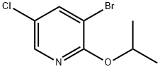 3-Bromo-5-chloro-2-isopropoxypyridine Struktur