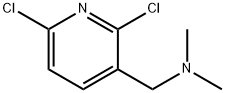 [(2,6-Dichloropyridin-3-yl)methyl]dimethylamine Struktur