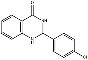2-(4-CHLOROPHENYL)-1,2-DIHYDRO-4(3H)-QUINAZOLINONE Struktur