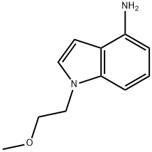 1-(2-Methoxy-ethyl)-1H-indol-4-ylamine Struktur