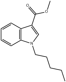 methyl-1-pentyl-1H-indole-3-Carboxylate Struktur