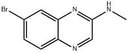 7-bromo-N-methylquinoxalin-2-amine Struktur