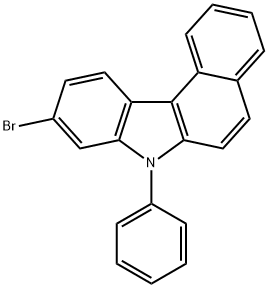 9-bromo-7-phenyl-7H-benzo[c]carbazole Struktur