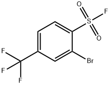 2-溴-4-(三氟甲基)苯磺酰氟 結(jié)構(gòu)式