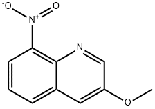3-methoxy-8-nitroquinoline Struktur