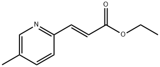 (E)-ethyl 3-(5-methylpyridin-2-yl)acrylate Struktur