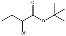 Butanoic acid, 2-hydroxy-, 1,1-dimethylethyl ester
 Struktur