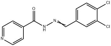ISONICOTINIC 3,4-DICHLOROBENZYLIDENEHYDRAZIDE Struktur