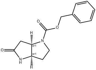 Cis-Benzyl 5-Oxohexahydropyrrolo[3,2-B]Pyrrole-1(2H)-Carboxylate Struktur