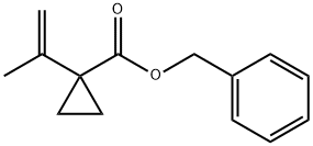 benzyl 1-(prop-1-en-2-yl)cyclopropanecarboxylate Structure