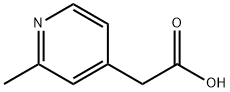 4-Pyridineacetic acid, 2-methyl-
 Struktur
