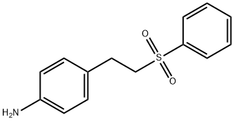 4-[2-(benzenesulfonyl)ethyl]aniline Struktur
