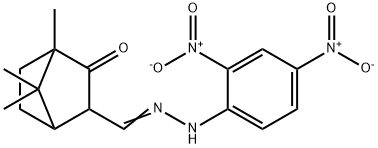 3-(2,4-DINITROPHENYLHYDRAZONOMETHYL)CAMPHOR Struktur