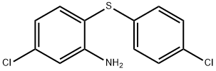 5-CHLORO-2-(4-CHLOROPHENYLTHIO)-ANILINE Struktur