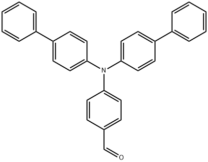 4-(di([1,1'-biphenyl]-4-yl)amino)benzaldehyde Struktur