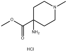 methyl 4-amino-1-methylpiperidine-4-carboxylate hydrochloride 結(jié)構(gòu)式