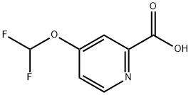 4-(Difluoromethoxy)picolinic acid Struktur