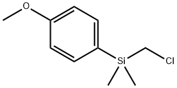 (chloromethyl)(4-methoxyphenyl)dimethylsilane Struktur