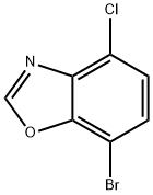 7-Bromo-4-chloro-1,3-benzoxazole Struktur