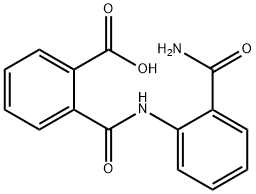 Benzoic acid,2-[[[2-(aminocarbonyl)phenyl]amino]carbonyl]-
 Struktur
