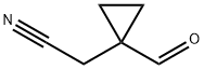 1-formylCyclopropaneacetonitrile Struktur