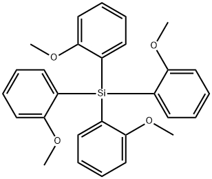 TETRAKIS(2-METHOXYPHENYL)SILANE Struktur