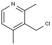 3-(chloromethyl)-2,4-dimethylPyridine Struktur