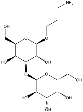 3-氨基丙基 3-O-ALPHA-D-吡喃半乳糖基-BETA-D-吡喃半乳糖苷, 201667-63-2, 結(jié)構(gòu)式