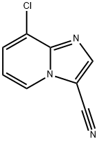 8-Chloro-imidazo[1,2-a]pyridine-3-carbonitrile Struktur