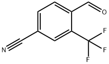 3-(trifluoromethyl)-4-formylbenzonitrile Struktur