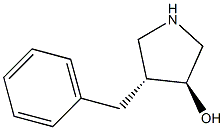 (3S,4R)-4-Benzylpyrrolidin-3-ol Struktur