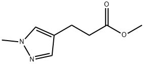 methyl 3-(1-methyl-1H-pyrazol-4-yl)propanoate Struktur