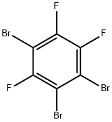 1,2,4-Tribromo-3,5,6-trifluoro-benzene Struktur