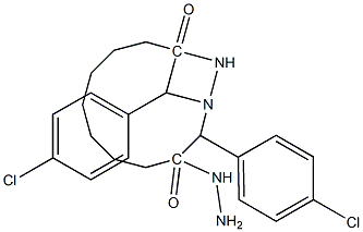 N'~1~-[(E)-(4-chlorophenyl)methylidene]-N'~9~-[(Z)-(4-chlorophenyl)methylidene]nonanedihydrazide Struktur