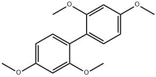 2,2',4,4'-Tetramethoxy-1,1'-biphenyl Struktur