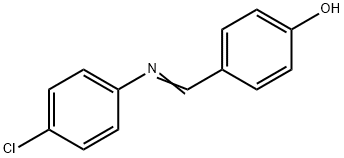 ALPHA-(4-CHLOROPHENYLIMINO)-P-CRESOL Struktur
