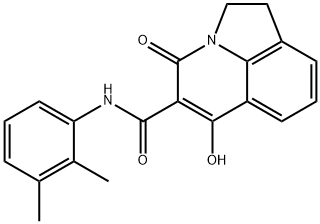 N-(2,3-dimethylphenyl)-6-hydroxy-4-oxo-2,4-dihydro-1H-pyrrolo[3,2,1-ij]quinoline-5-carboxamide Struktur