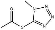 S-(1-methyl-1H-tetrazol-5-yl) ethanethioate Struktur